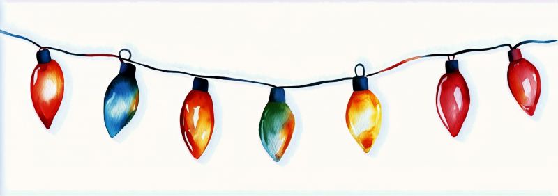 Christmas Lights Hanging in Kansas City, MO