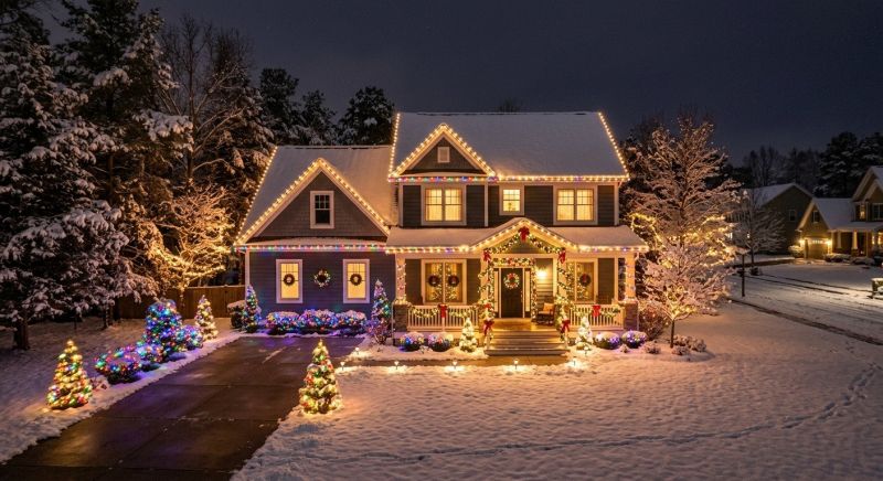 Christmas Lights Installation in Alpharetta, GA