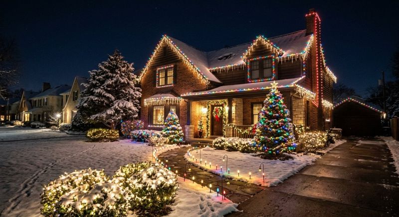 Christmas Lights Installation in Alpharetta, GA
