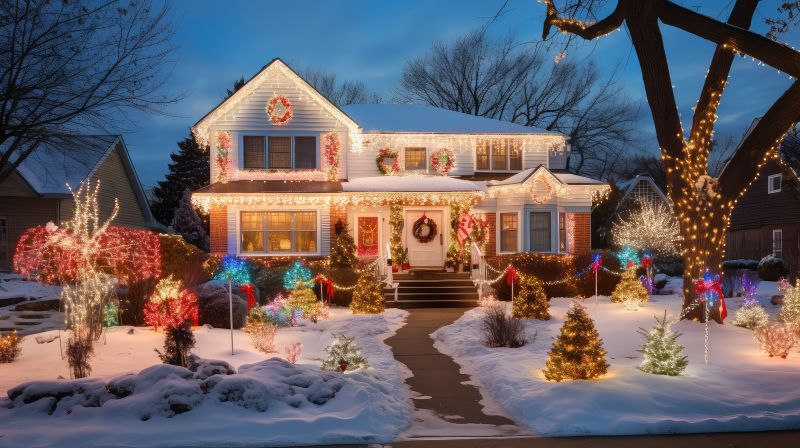 Christmas Lights Installation in Overland Park, KS