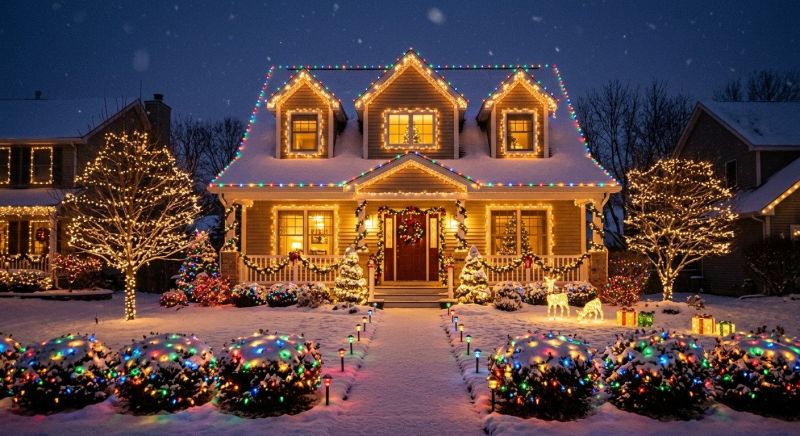 Christmas Lights Installation in Olathe, KS