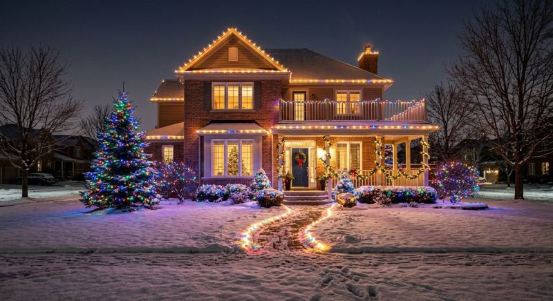 Christmas Lights Installation in Kansas City, MO