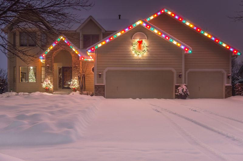 Holiday Lights Hanging in Kansas City, MO