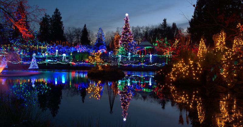 Holiday Lights Hanging in Kansas City, MO