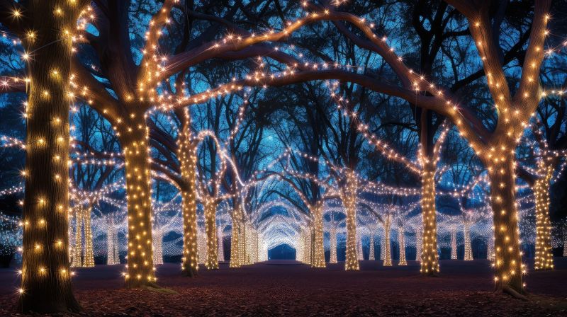 Seasonal Lights Installation in Roswell, GA