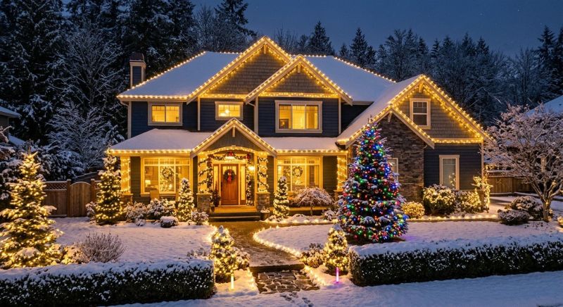 Holiday Lights Installation Service